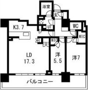 シティタワー札幌の間取り画像