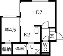 Marisol宮の沢の間取り画像