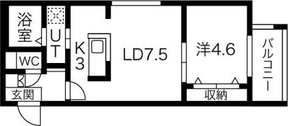 シティレジデンス南12条の間取り画像