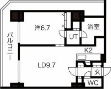 グランドタワー札幌の間取り画像