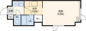 藤井ビル北23条の間取り画像