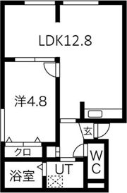 アークタウン西岡A棟の間取り画像