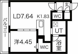 オルガ東札幌の間取り画像