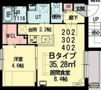 Aster Sakaedori（アステールサカエドオリ）の間取り画像