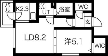 アステール学園前の間取り画像