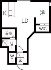 エアフォルク行啓通の間取り画像