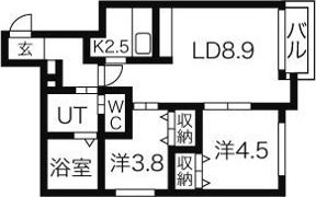 ピクシーガーデン資生館の間取り画像