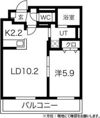 平岸Riverside(平岸リバーサイド)の間取り画像