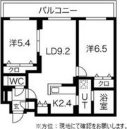 平岸Riverside（平岸リバーサイド）の間取り画像