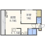 ルーブル6条館の間取り画像