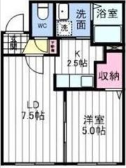 ルフェリ南郷の間取り画像