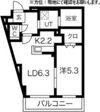 平岸Riverside（平岸リバーサイド）の間取り画像