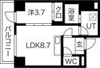 Alpha Ph 南平岸の間取り画像