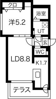 GraceCortの間取り画像