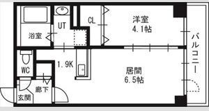 グランカーサ南6条の間取り画像