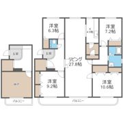ノーベルコートS4の間取り画像