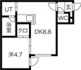 アムール大通東の間取り画像