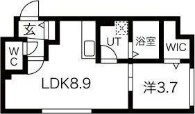 Harness南6条の間取り画像