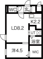 Felice Due（フェリーチェドゥエ）の間取り画像
