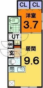ヴィヴレN33の間取り画像