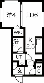 Casa Centro平岸の間取り画像