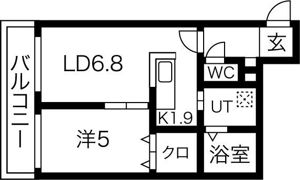 カルディーノN30の間取り画像