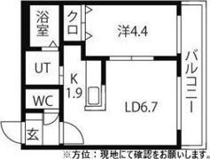 グランドサクセス琴似の間取り画像