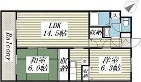 サンハイツ丸果の間取り画像