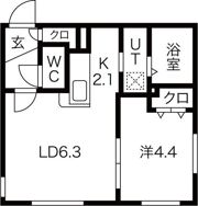 COLORE N15W1の間取り画像
