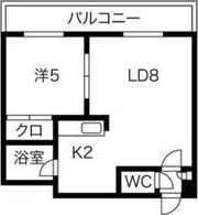 ルーブル8条館の間取り画像