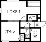 ステラ中の島の間取り画像