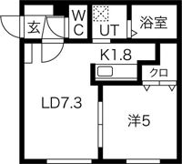 ALPHA中の島の間取り画像