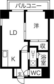 リバーライト菊水の間取り画像