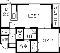 ヴィヴァルディL・Aの間取り画像