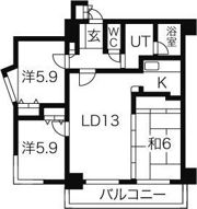 アーバンプラザ SAWADAの間取り画像