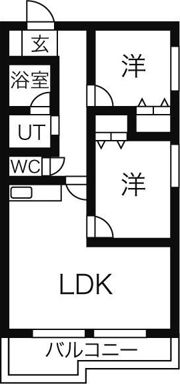 CASAオクムラの間取り画像