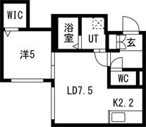 MTガーデンEast IIIの間取り画像