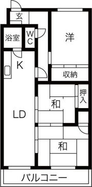 チェリーハイツ26の間取り画像