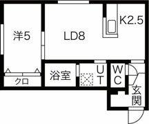 Four Stream Residence南6条の間取り画像