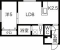 Four Stream Residence南6条の間取り画像