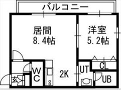 そふぃおーね円山北二条の間取り画像