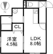プチセゾン中島公園の間取り画像