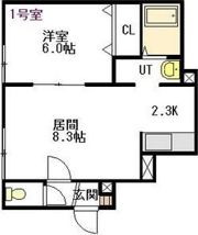 ルミエール壱番館の間取り画像