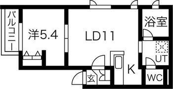 クレア6・5の間取り画像