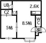 カサブランカ弐番館の間取り画像