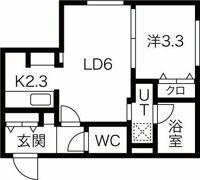 Tiberina中の島の間取り画像