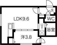 ミレイル豊平の間取り画像