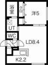 B.M.S 豊平の間取り画像