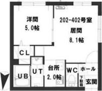 グランメール医大前の間取り画像