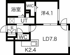 SCHAR大通西の間取り画像